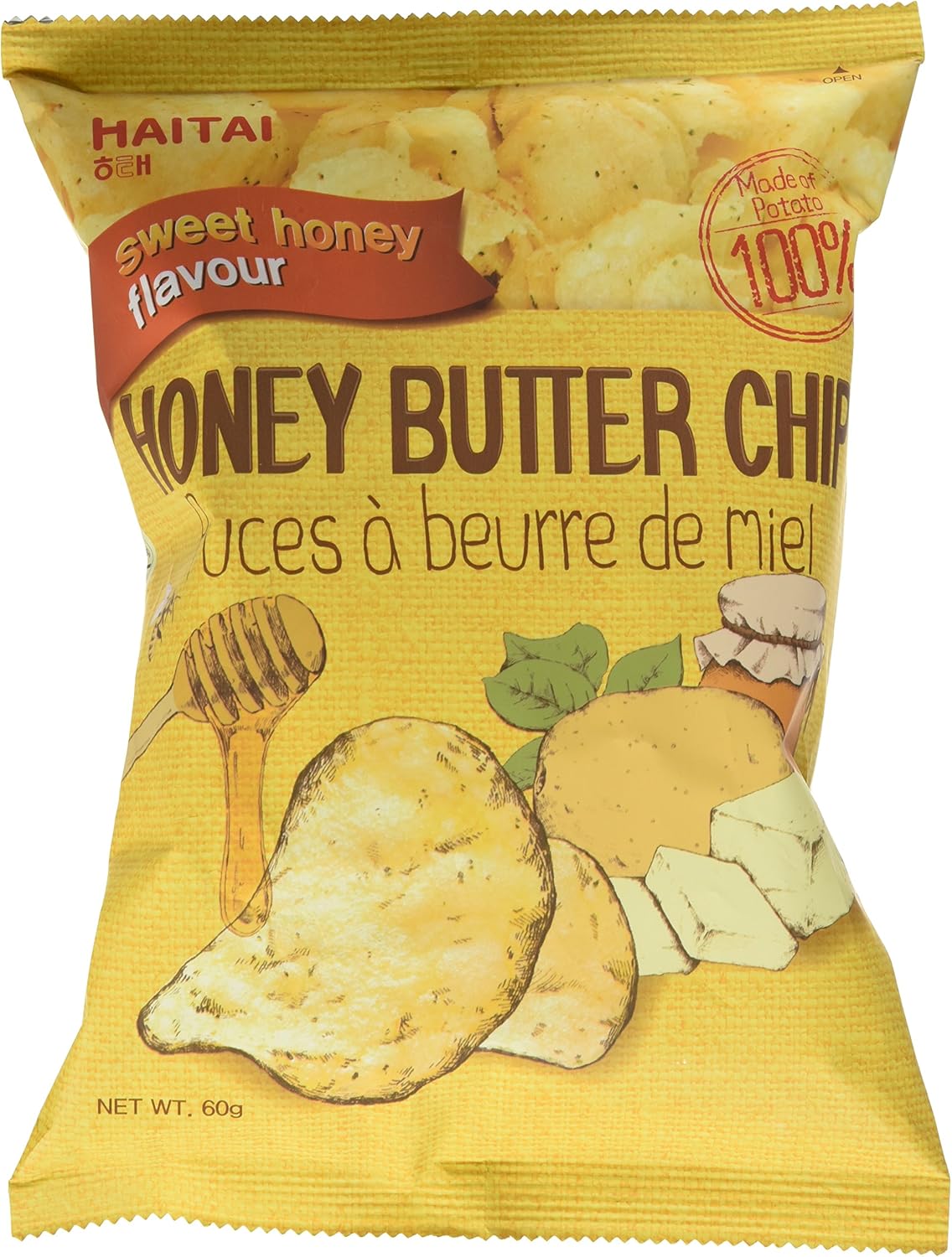 HAITAI Honey Butter Chip 60g x 20